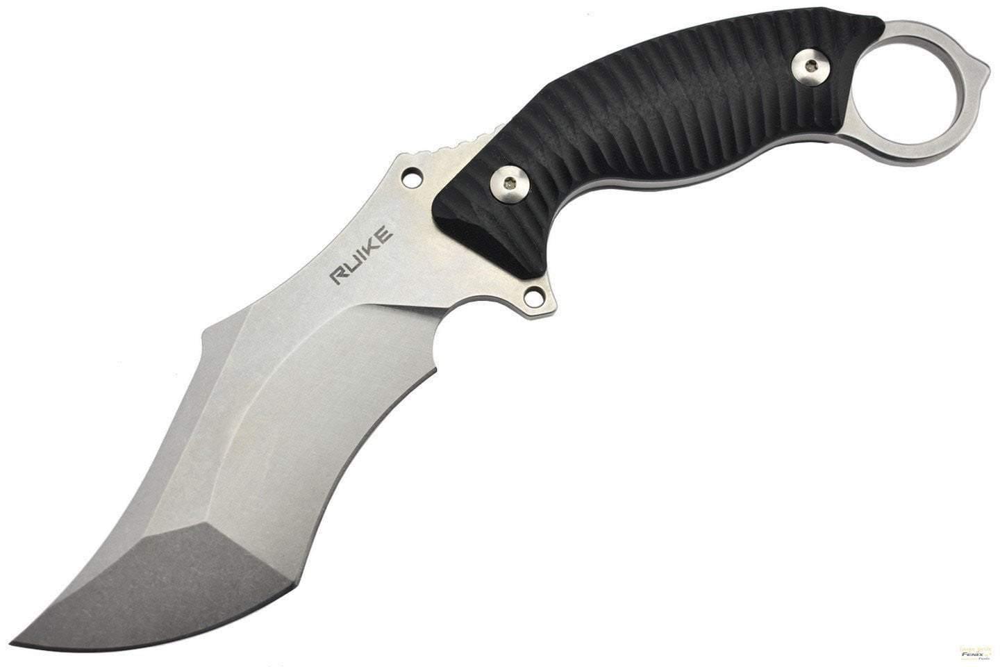 Couteau RUIKE F181-B Couteau Karambit acier 14C28N manche G10 Site Officiel FENIX® - Votre boutique en ligne Fenix®
