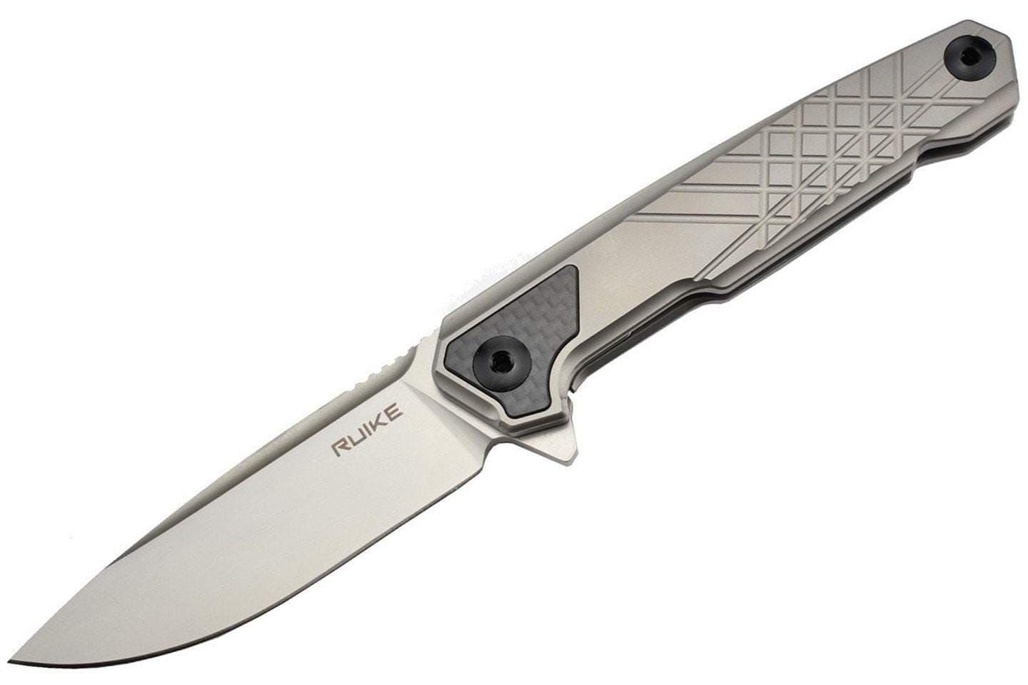 Couteau RUIKE M875-TZ COUTEAU PLIANT LAME ACIER N690 MANCHE TITANE Site Officiel FENIX® - Votre boutique en ligne Fenix®