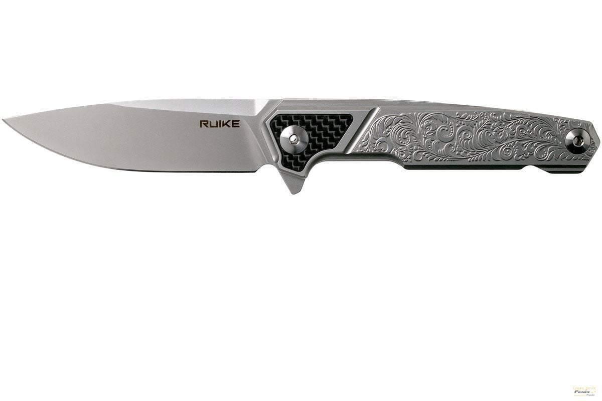 Couteau RUIKE P875-SZ Couteau de poche en acier 14C28N et fibre de carbone Site Officiel FENIX® - Votre boutique en ligne Fenix®