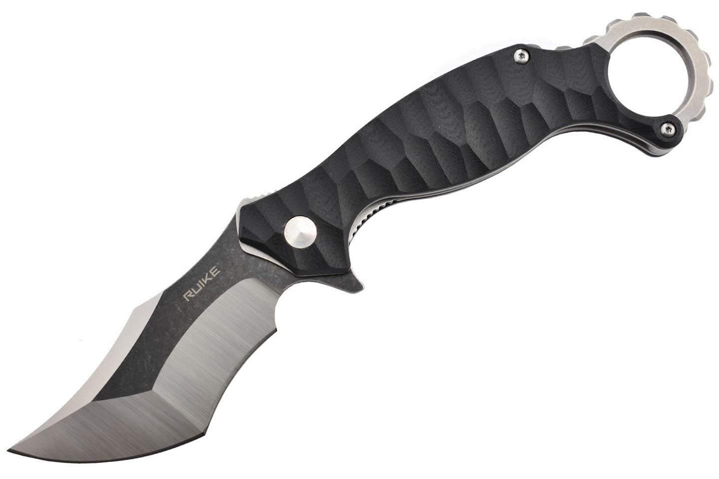 Couteau RUIKE P881-B1 KARAMBIT LAME ACIER 14C28N MANCHE G10 Site Officiel FENIX® - Votre boutique en ligne Fenix®