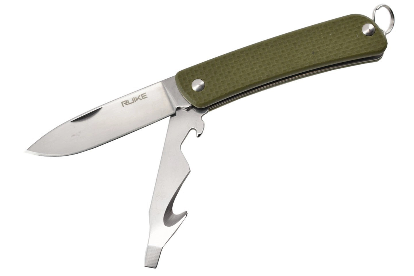 Couteau RUIKE S21G COUTEAU MULTIFONCTIONS COLLECTION CRITERION VERT LAME 12C27 MANCHE G10