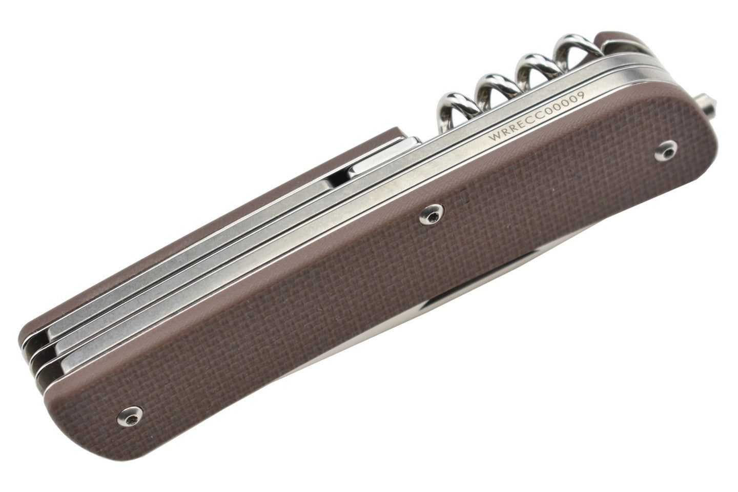 Couteau RUIKE L32N COUTEAU MULTIFONCTIONS COLLECTION CRITERION MARRON LAME 12C27 MANCHE G10