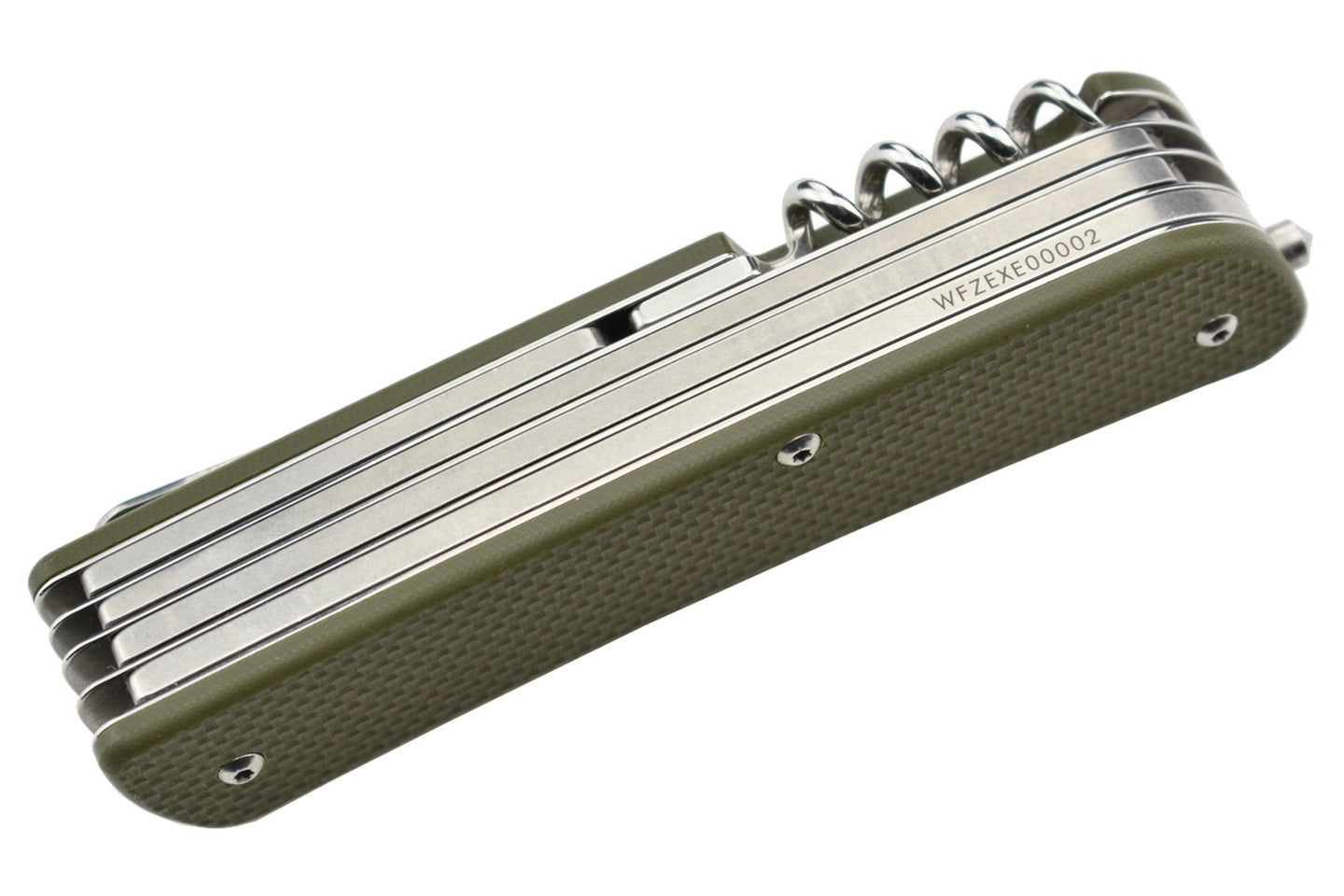 Couteau RUIKE L41G COUTEAU MULTIFONCTIONS COLLECTION CRITERION VERT LAME 12C27 MANCHE G10