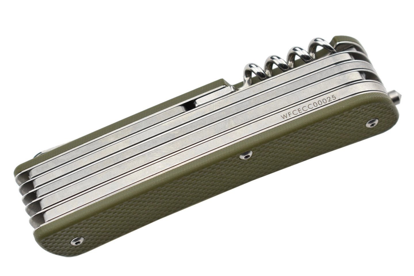 Couteau RUIKE L51G COUTEAU MULTIFONCTIONS VERT COLLECTION CRITERION LAME 12C27 MANCHE G10