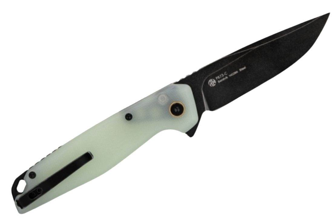 Couteau ruike P873C COUTEAU PLIANT LAME ACIER 14C28N MANCHE MICARTA