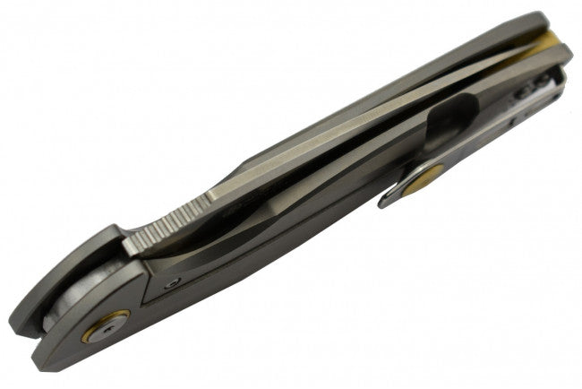 Couteau RUIKE M105-TZ Couteau lame acier N690 manche titane TC4