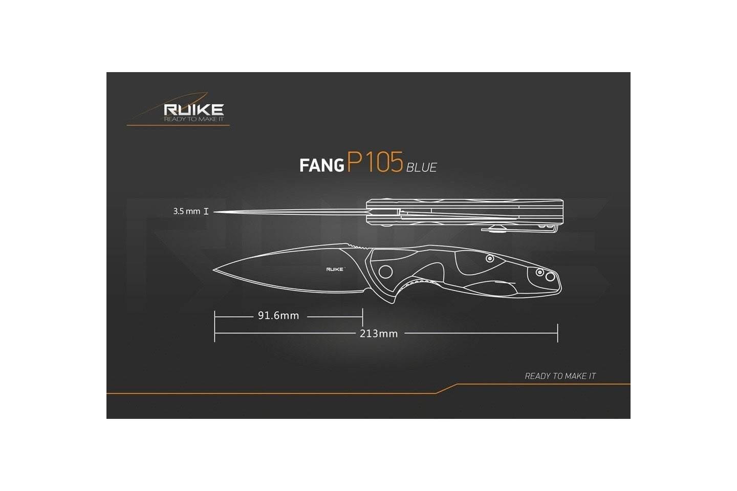 Couteau RUIKE P105Q FANG - COUTEAU 213MM Site Officiel FENIX® - Votre boutique en ligne Fenix®