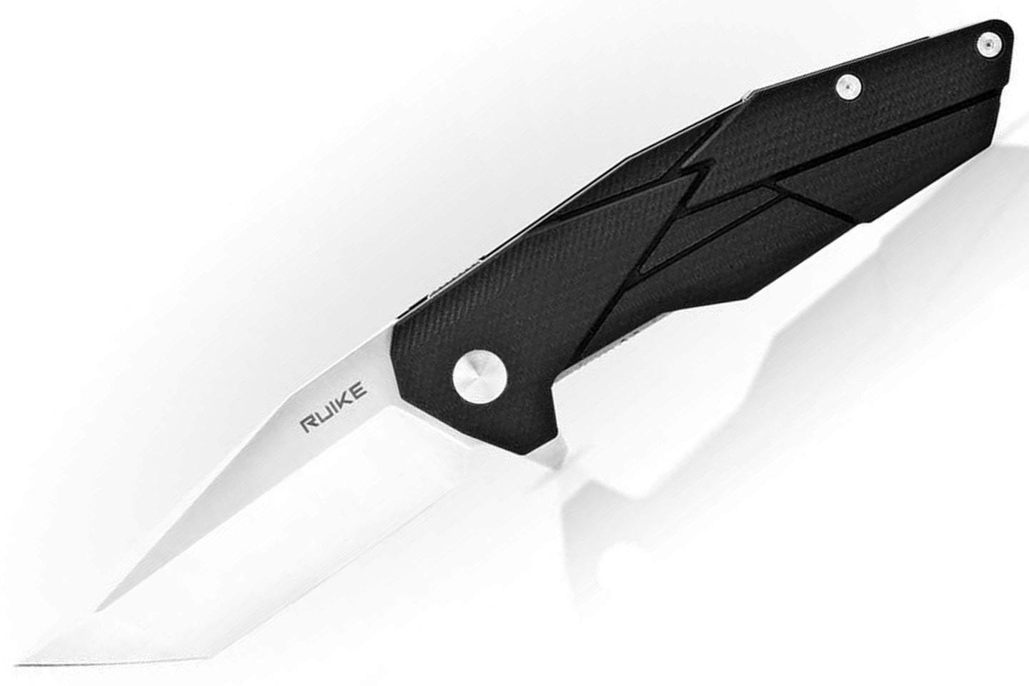 Couteau RUIKE P138B - COUTEAU PLIANT LAME TANTO - COULEUR NOIR Site Officiel FENIX® - Votre boutique en ligne Fenix®