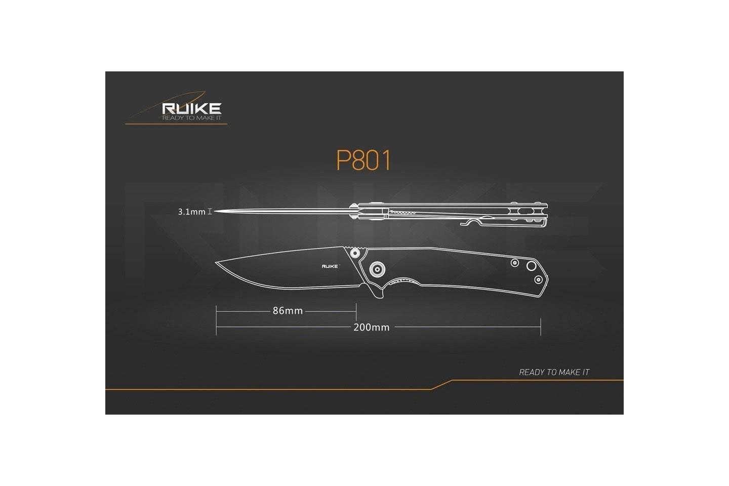 Couteau RUIKE P801SF - COUTEAU 200MM Site Officiel FENIX® - Votre boutique en ligne Fenix®