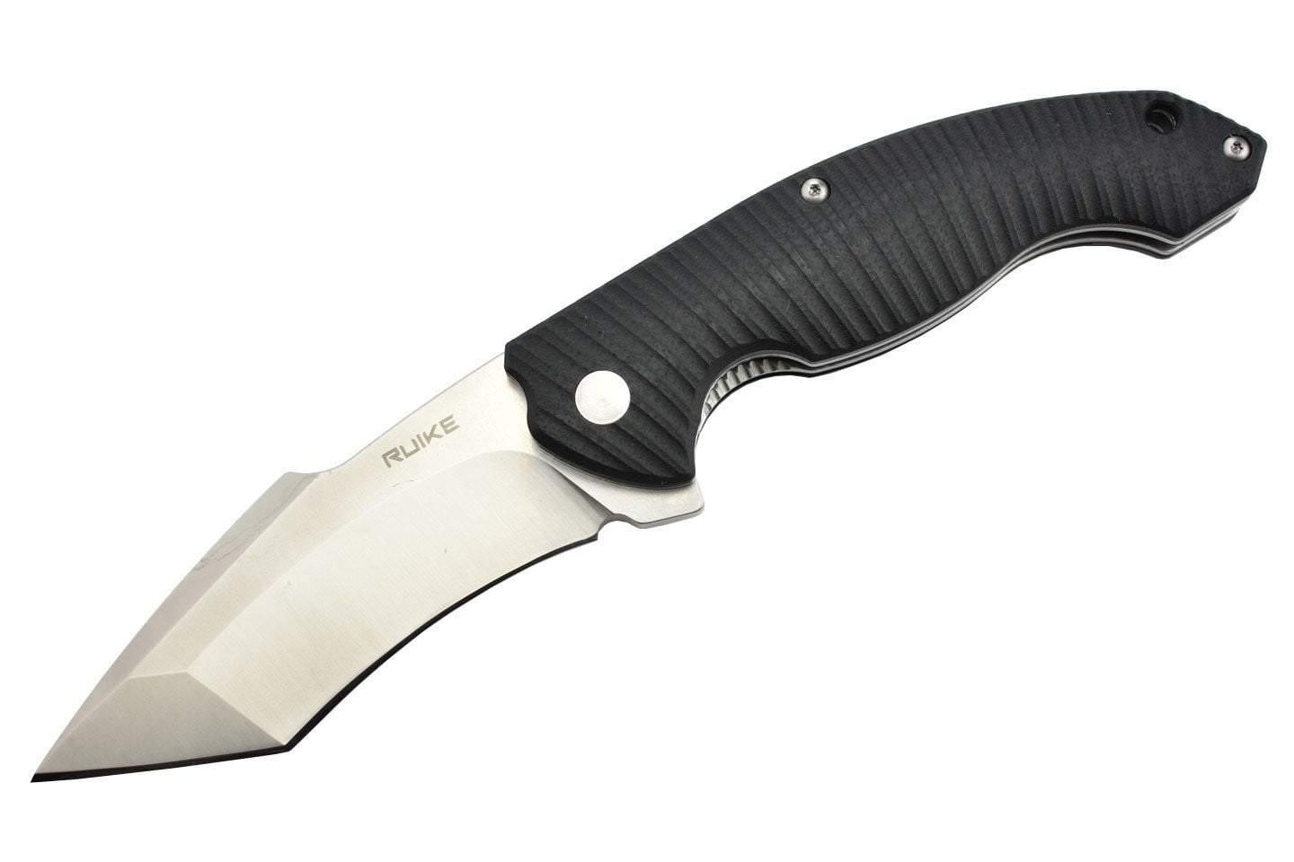 Couteau Ruike P851-B - lame acier 14C28N - manche G10 Site Officiel FENIX® - Votre boutique en ligne Fenix®