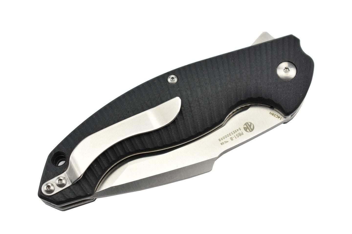 Couteau Ruike P851-B - lame acier 14C28N - manche G10 Site Officiel FENIX® - Votre boutique en ligne Fenix®
