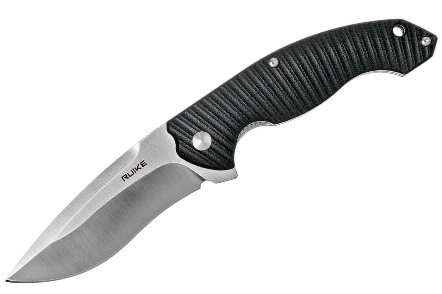 Couteau RUIKE P852-B NOIR COUTEAU DE POCHE LAME ACIER 14C28N MANCHE G10 Site Officiel FENIX® - Votre boutique en ligne Fenix®
